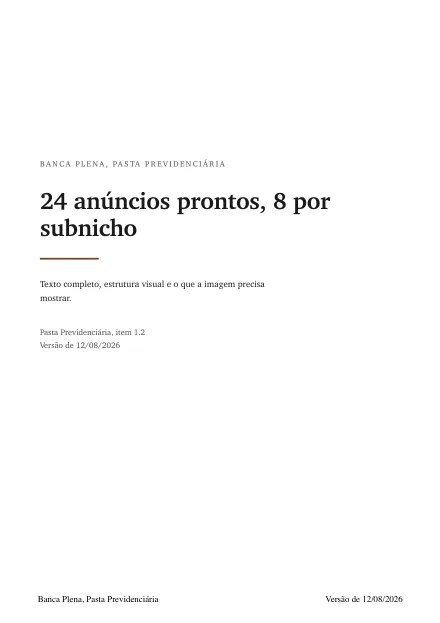 Capa dos 24 anúncios prontos